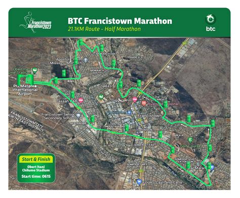 BTC Francistown Marathon 2023 21.1km .